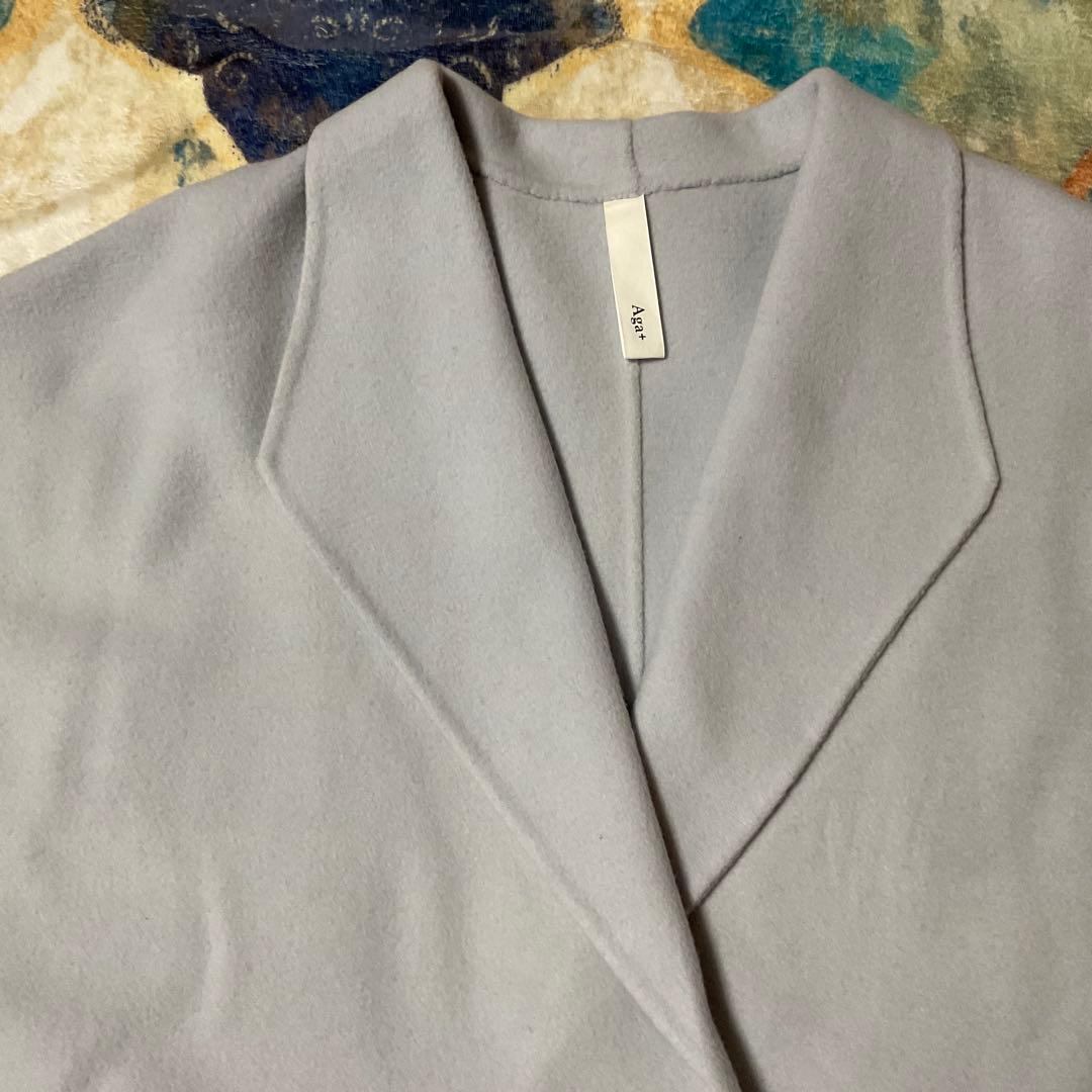 新品未使用　ヤマダヤ　aga アーガ　ウールポンチョコート