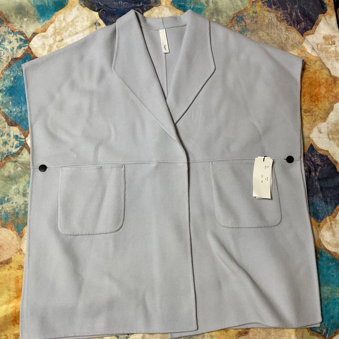 新品未使用　ヤマダヤ　aga アーガ　ウールポンチョコート