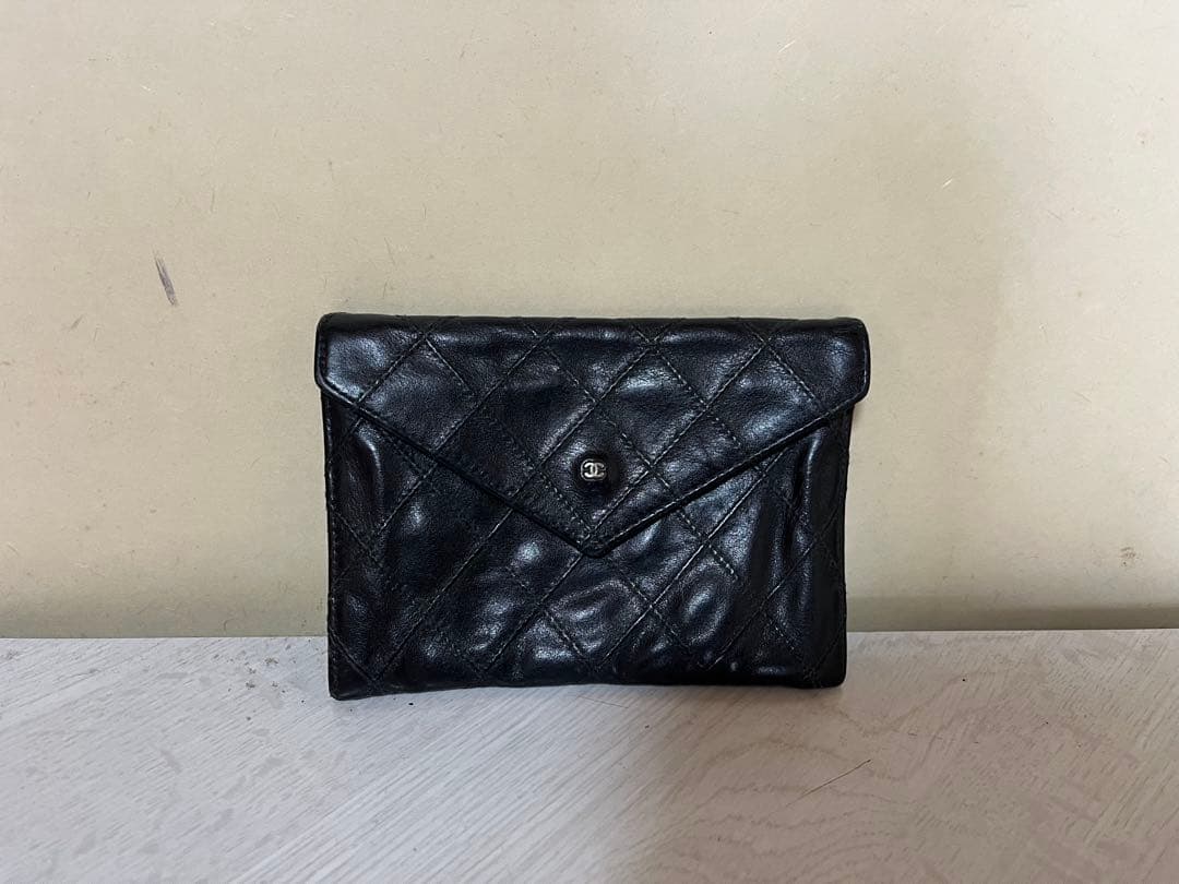 CHANEL シャネル ビコローレ 小銭入れ ケース ブラック