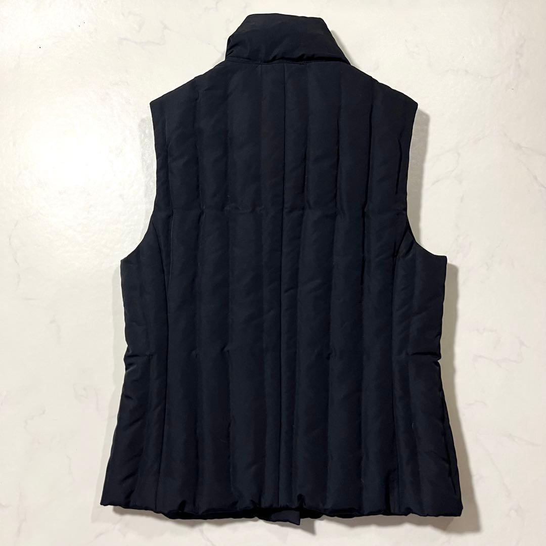 バーバリーロンドン ダウンベスト ノバチェック ブラック 黒 38 M