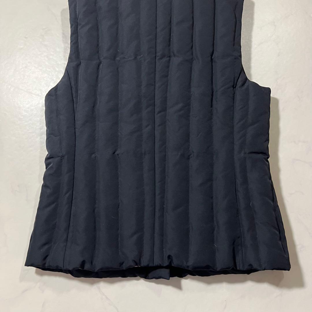 バーバリーロンドン ダウンベスト ノバチェック ブラック 黒 38 M