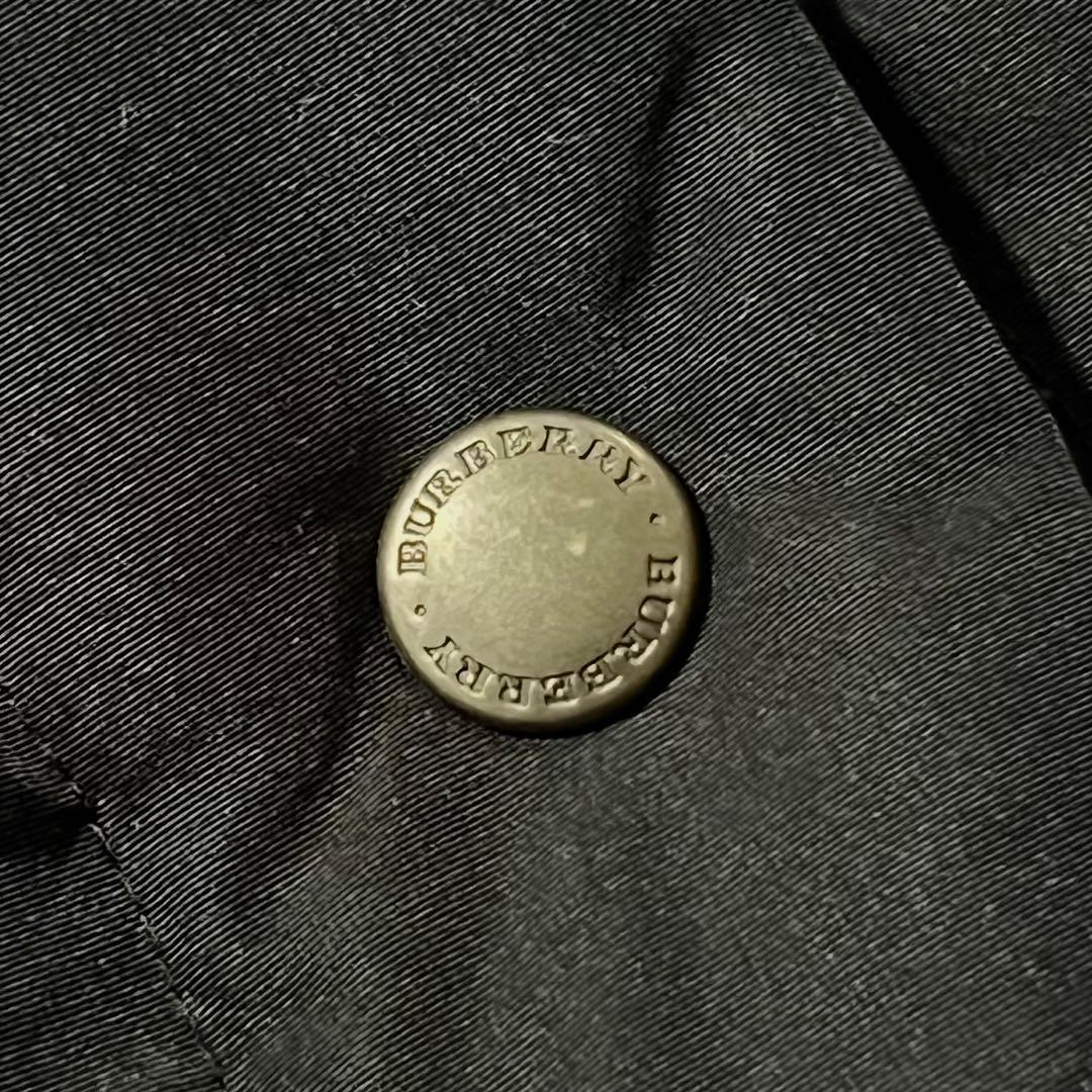 バーバリーロンドン ダウンベスト ノバチェック ブラック 黒 38 M