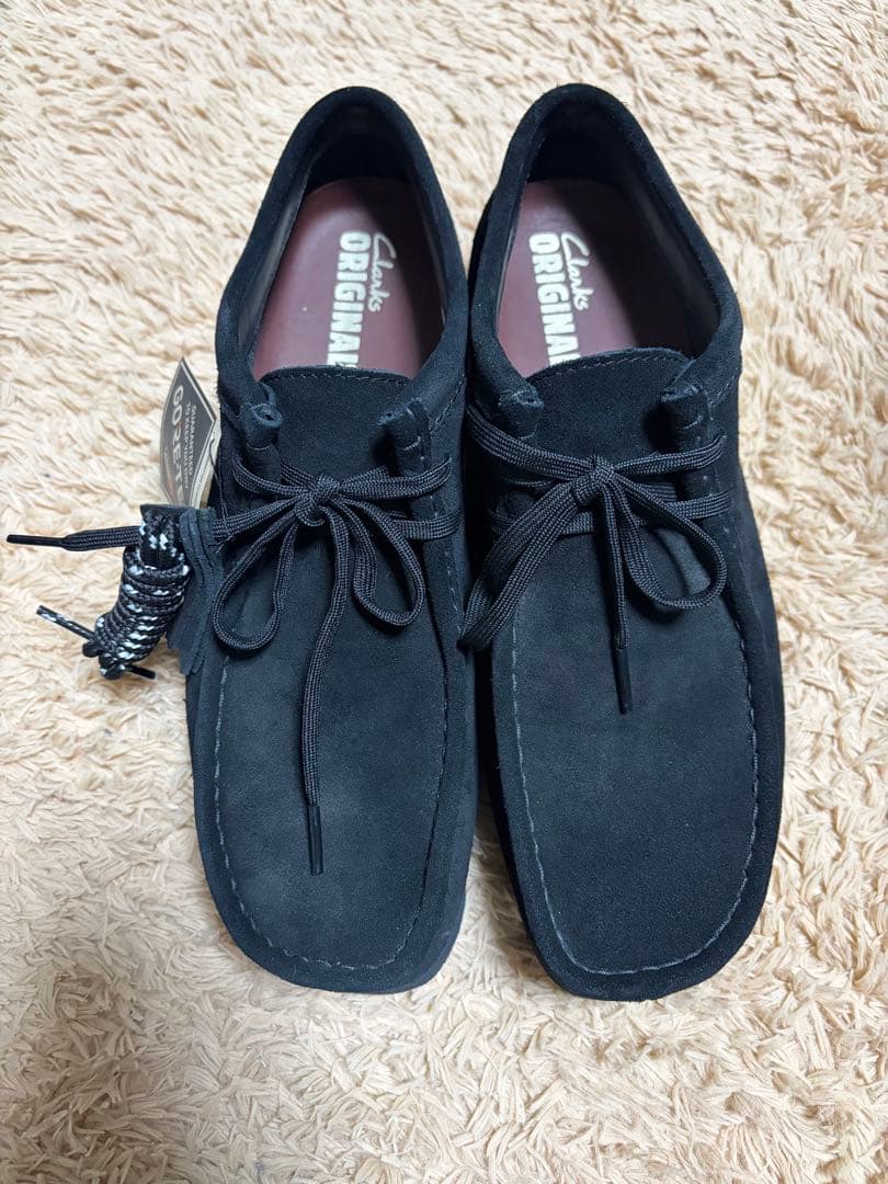 Clarks Originals ブラックスエードシューズ