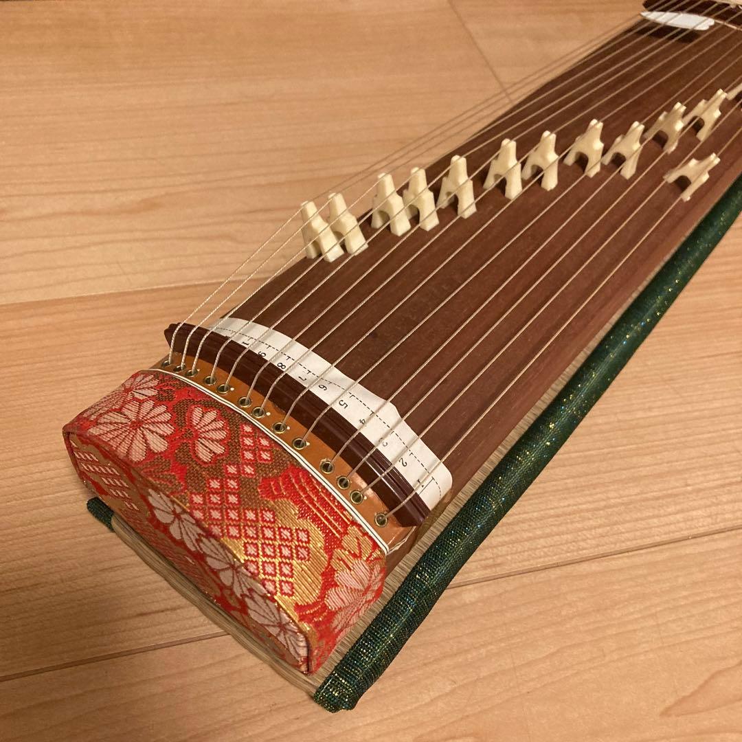 お琴 ミニ琴 13弦 木製 お琴の手びき