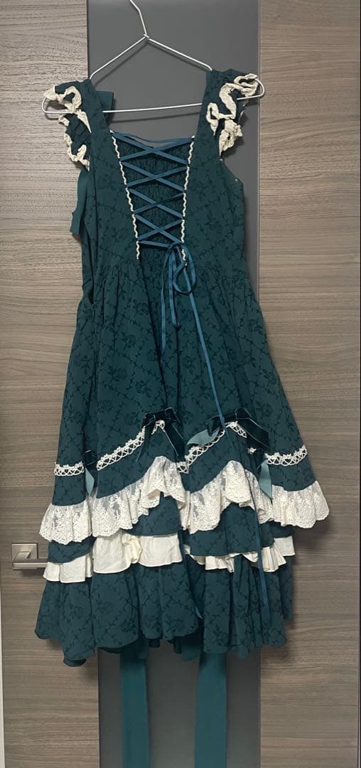 【星箱works 】西洋人形魔法シリーズジャンバースカート（ダークグリーン）