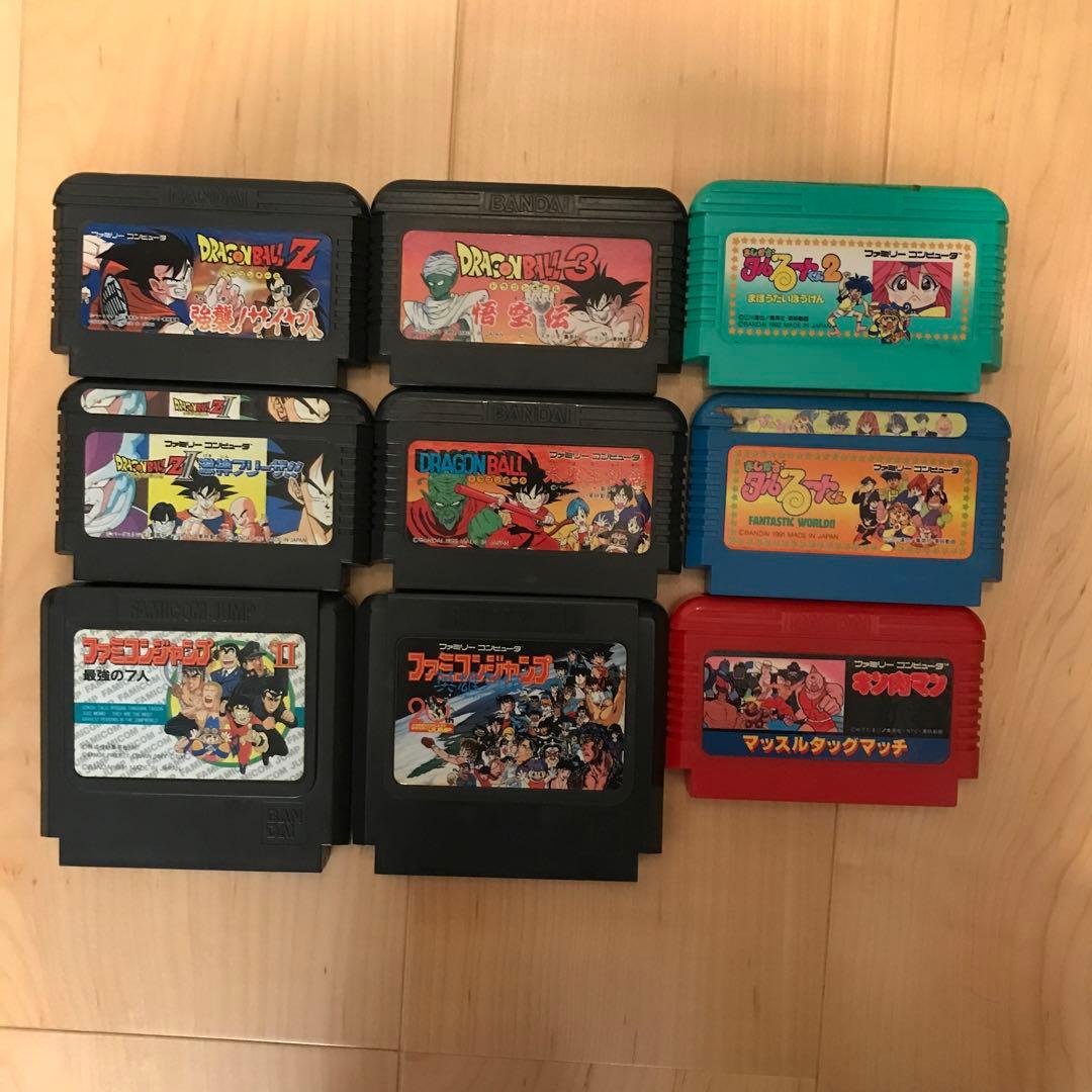 出品金額仮 ファミコンカセット 約25本 バラ売り可　一部取説あり
