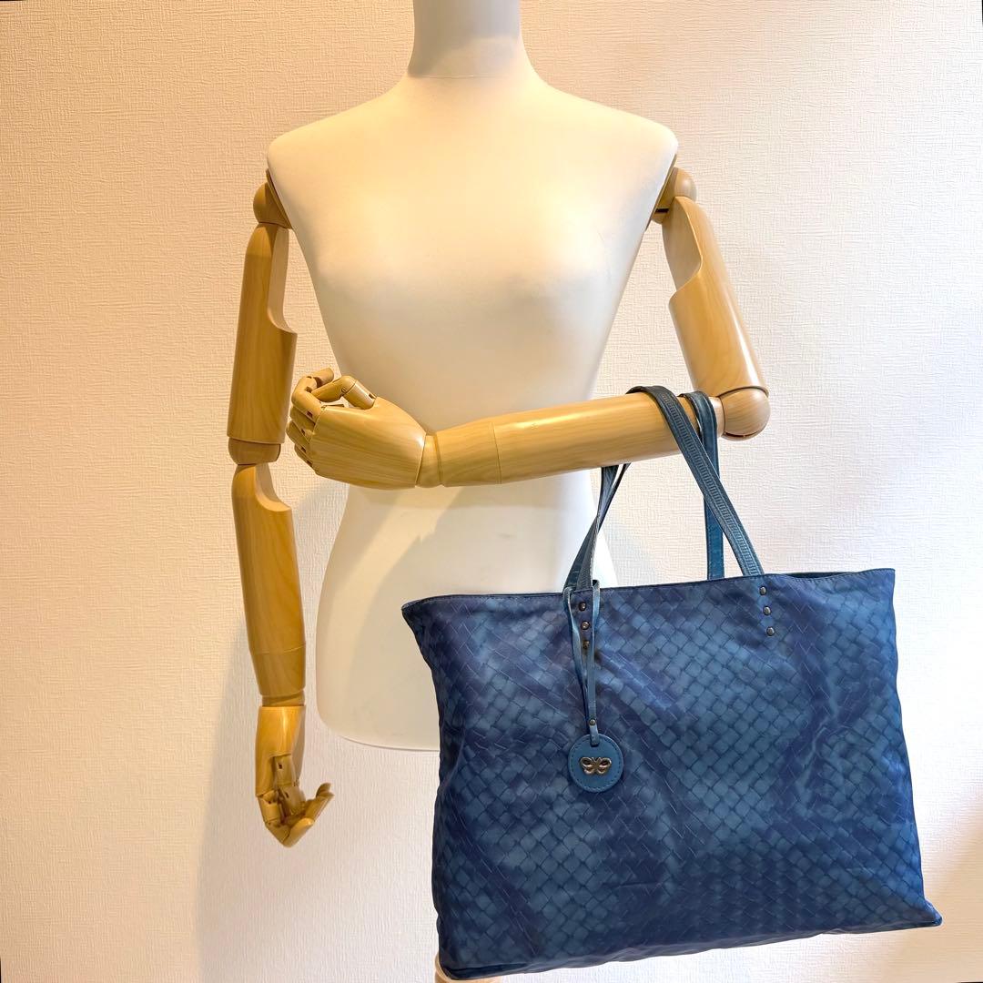 BOTTEGA VENETA　イントレチャート　トートバッグ　トロンプルイユ