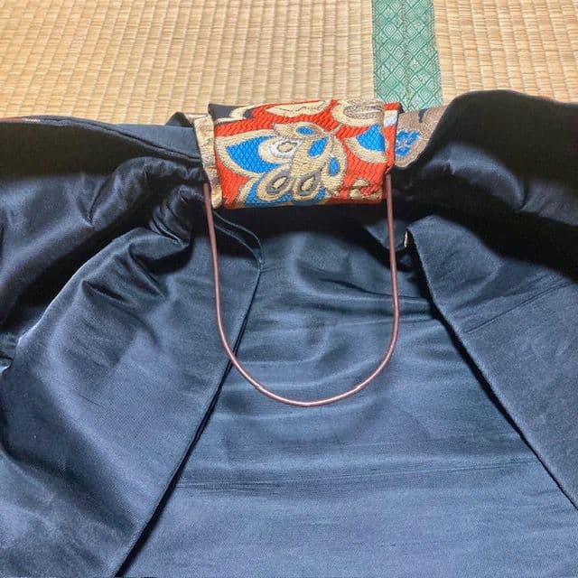 竜宮舞をんな 花魁 俎板帯『黒地雲取吉祥鳳凰華紋帯』