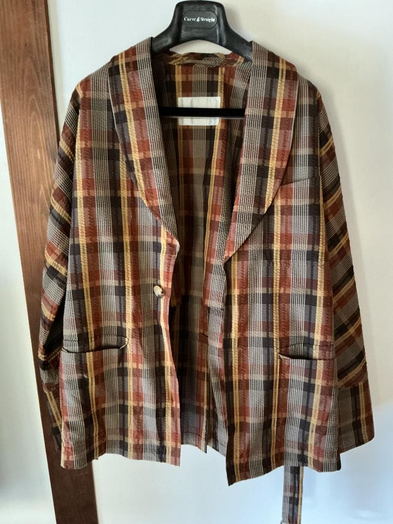 Coherence シルクシアサッカーローブジャケット コヒーレンス