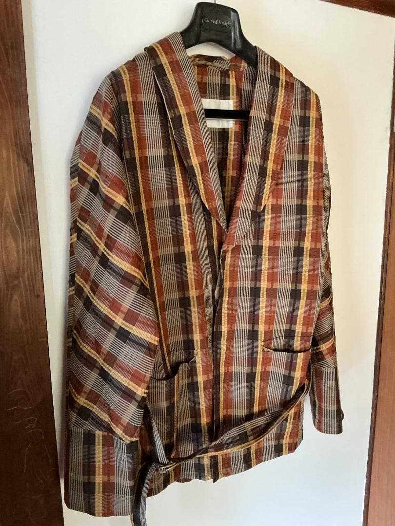 Coherence シルクシアサッカーローブジャケット コヒーレンス