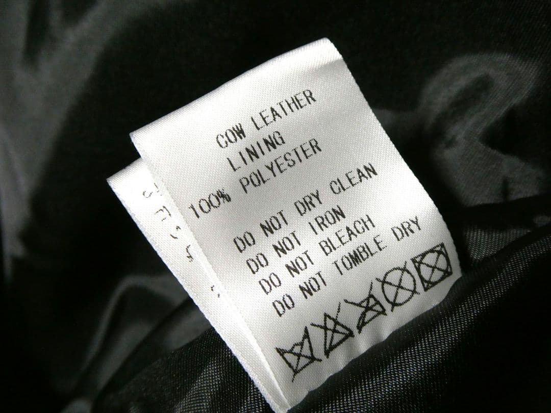 美品！キングサイズW94！リアルレザースラックスパンツ