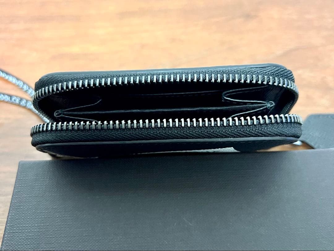 DOLCE&GABBANA ストラップ付き レザー ミニ ウォレット 財布