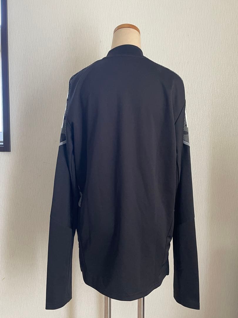 adidas アディダス 日本代表 黒 ジップ付きジャージ ウェア Oサイズ