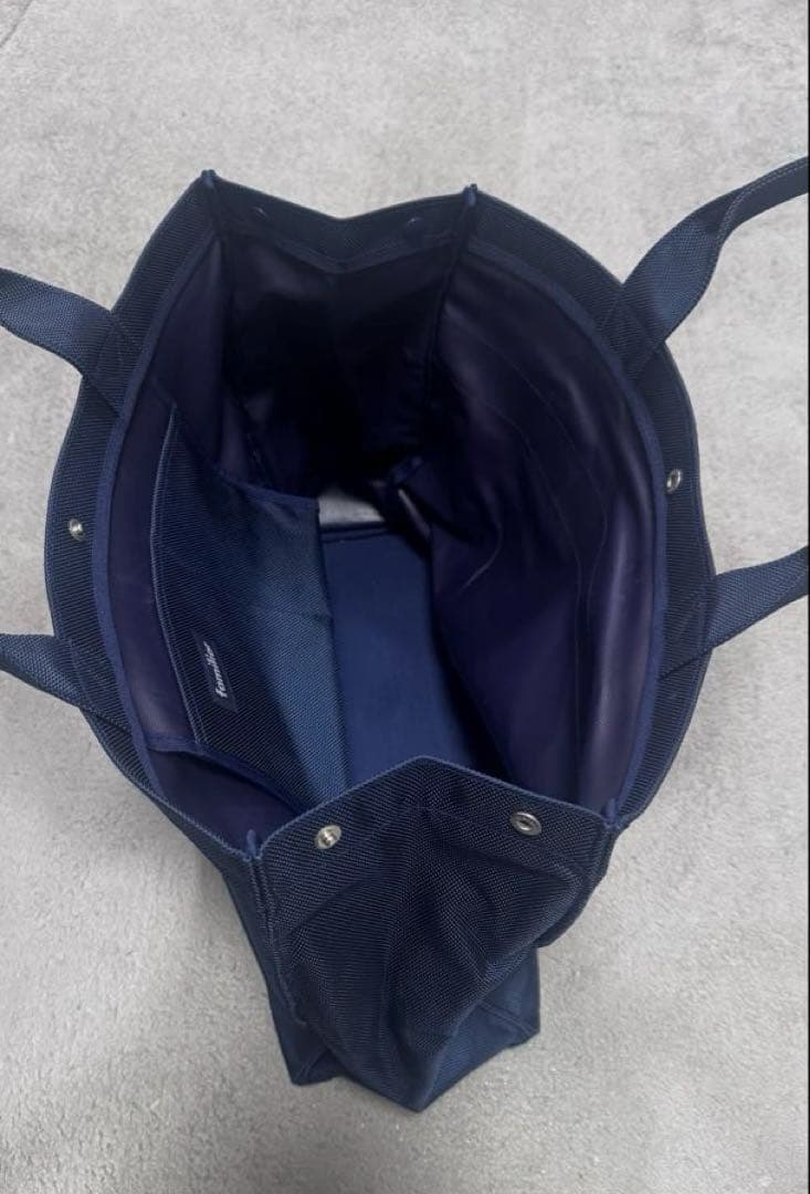 ファミリアfamiliar お受験トートバッグ　ネイビー