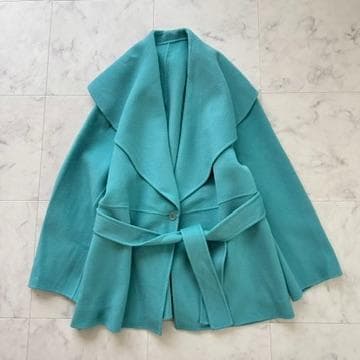 美品　プラージュ ハミルトンワイドカラーショートコート 22AW 定価5.8万