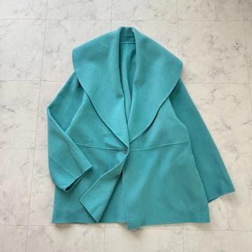 美品　プラージュ ハミルトンワイドカラーショートコート 22AW 定価5.8万