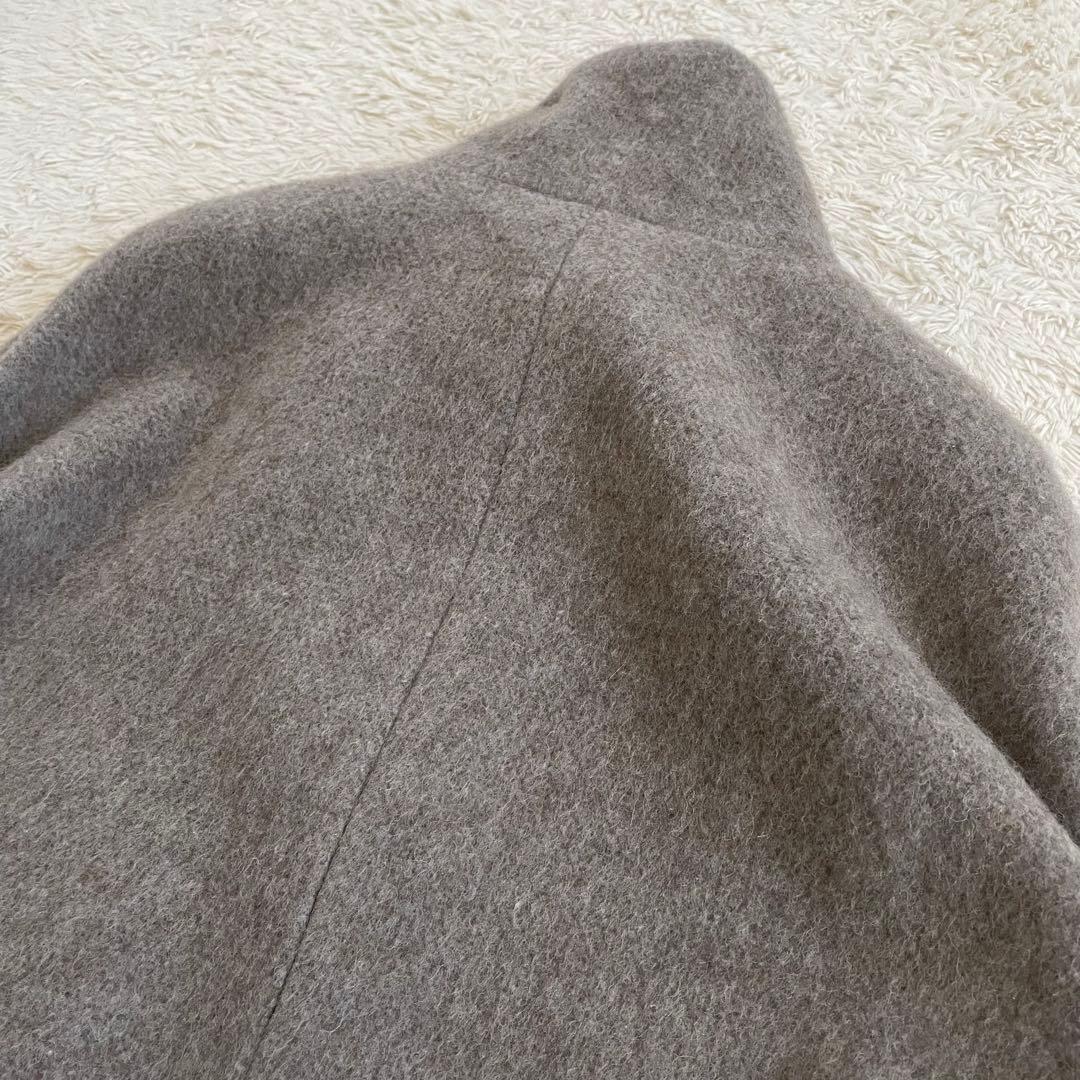 極美品　23AW ルーニィ　スタンドカラードルマンコート ショートコートポンチョ