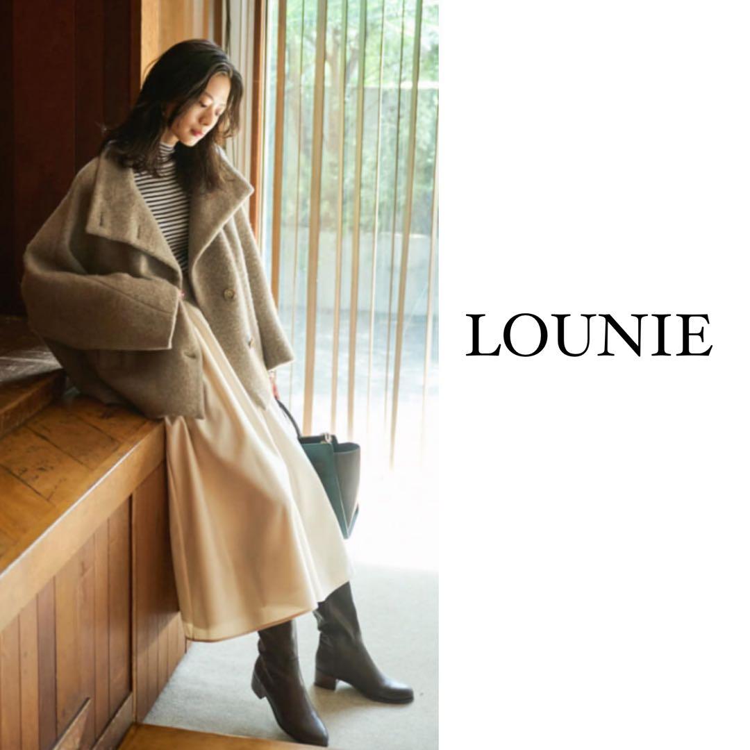 極美品　23AW ルーニィ　スタンドカラードルマンコート ショートコートポンチョ
