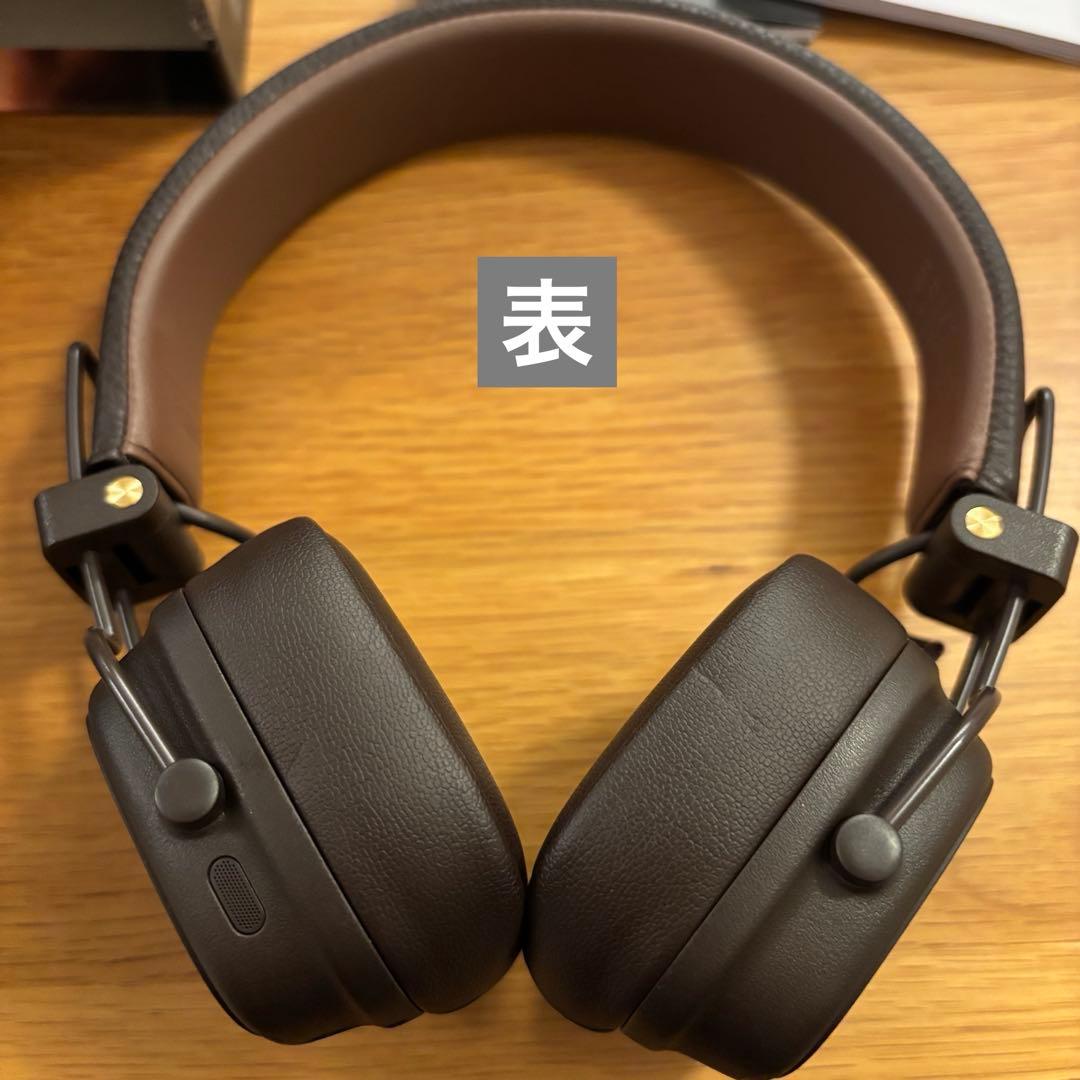 最終価格　Marshall Major V ワイヤレスヘッドホン ブラウン