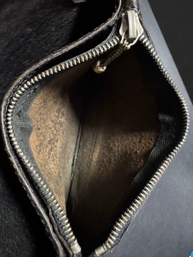 クロムハーツ 1zip フローラル ボタン トラッカー ウォレット