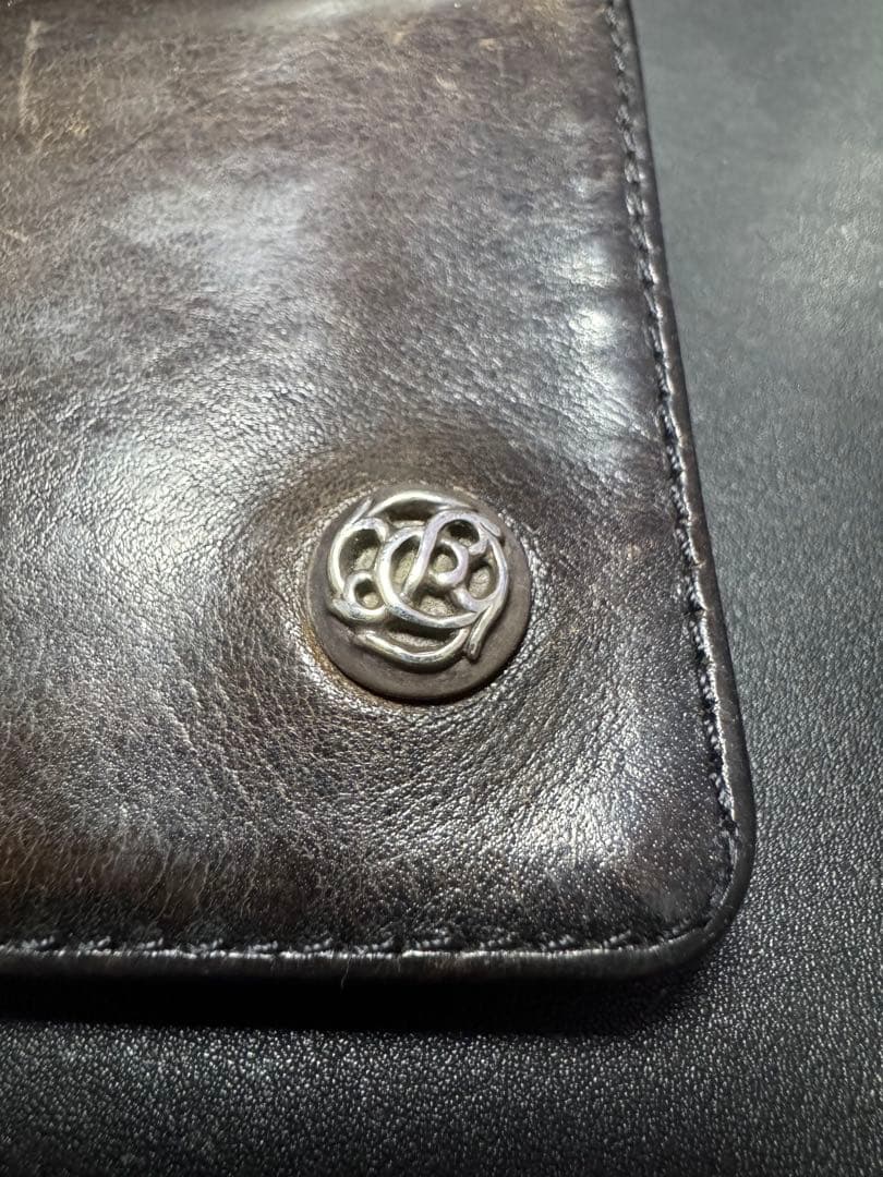 クロムハーツ 1zip フローラル ボタン トラッカー ウォレット