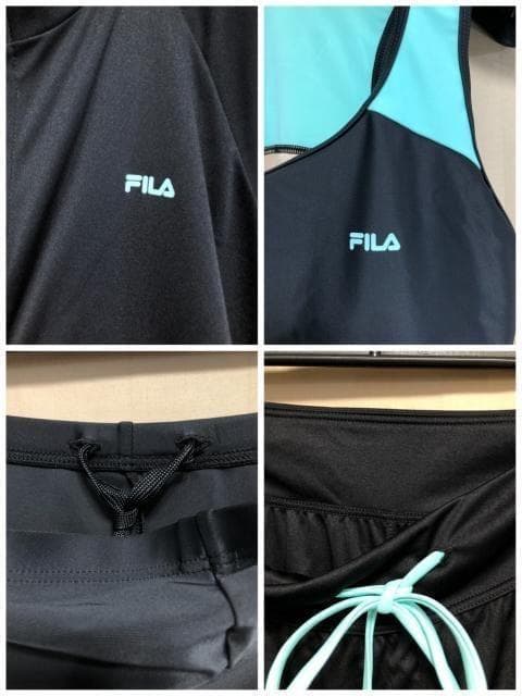 新品☆4L♪フィラFILA♪水陸両用4点セット♪フィットネスにも♪☆a943