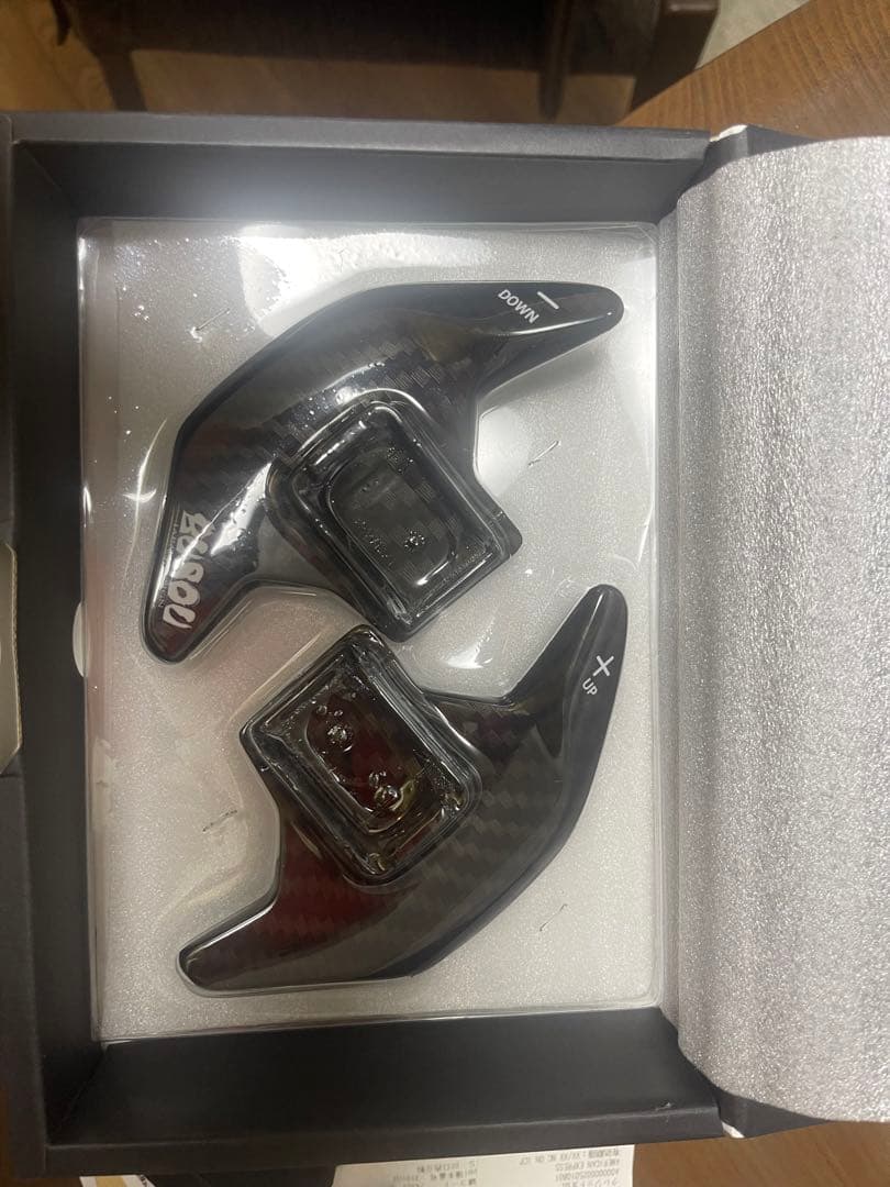 まつ　BUSOU v37スカイライン　カーボンパドルシフト