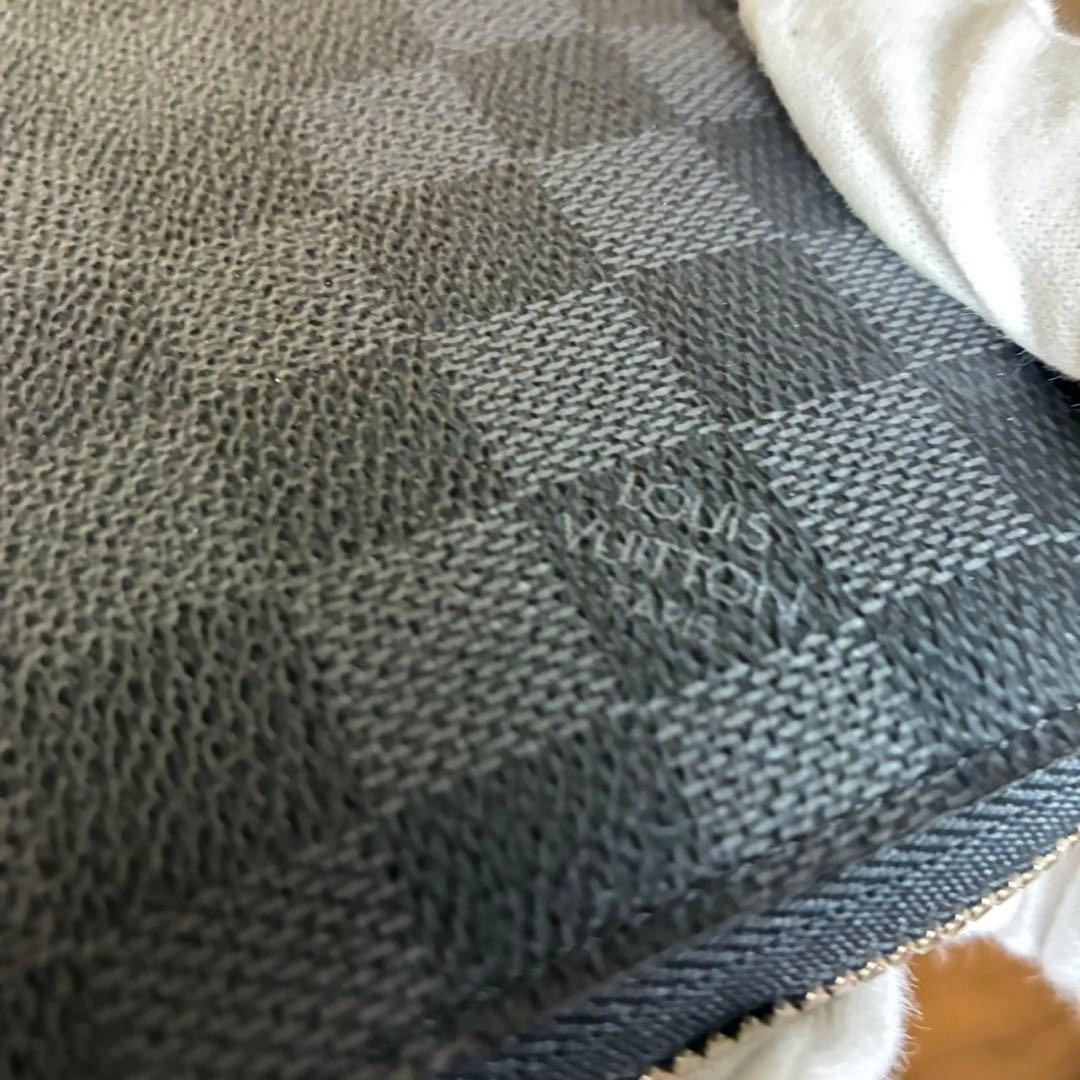 【美品】LOUIS VUITTON ダミエグラフィット　ジッピーオーガナイザー