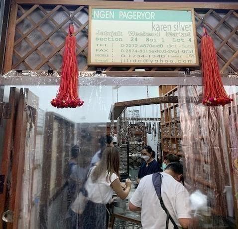 シルバーバングル カレンシルバー ハンドメイド タイシルバー 純銀 #32