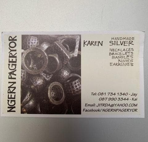 シルバーバングル カレンシルバー ハンドメイド タイシルバー 純銀 #32