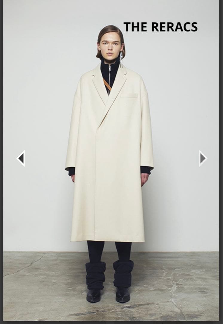 ジャケット・アウター THE RERACS LOOSE CHESTER COAT