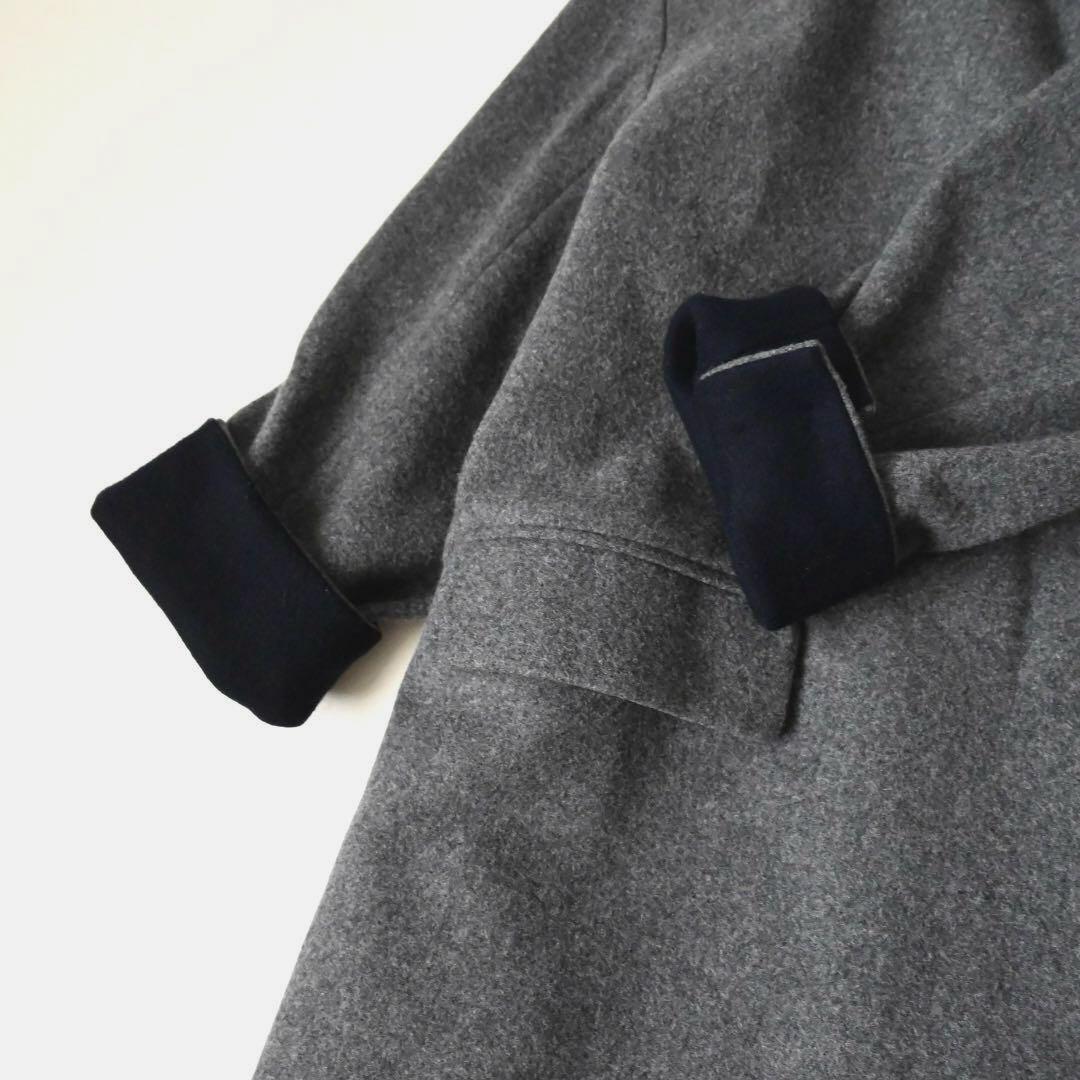 北欧、暮らしの道具店 3WAYアレンジ襟のかろやか チェスターウールコート