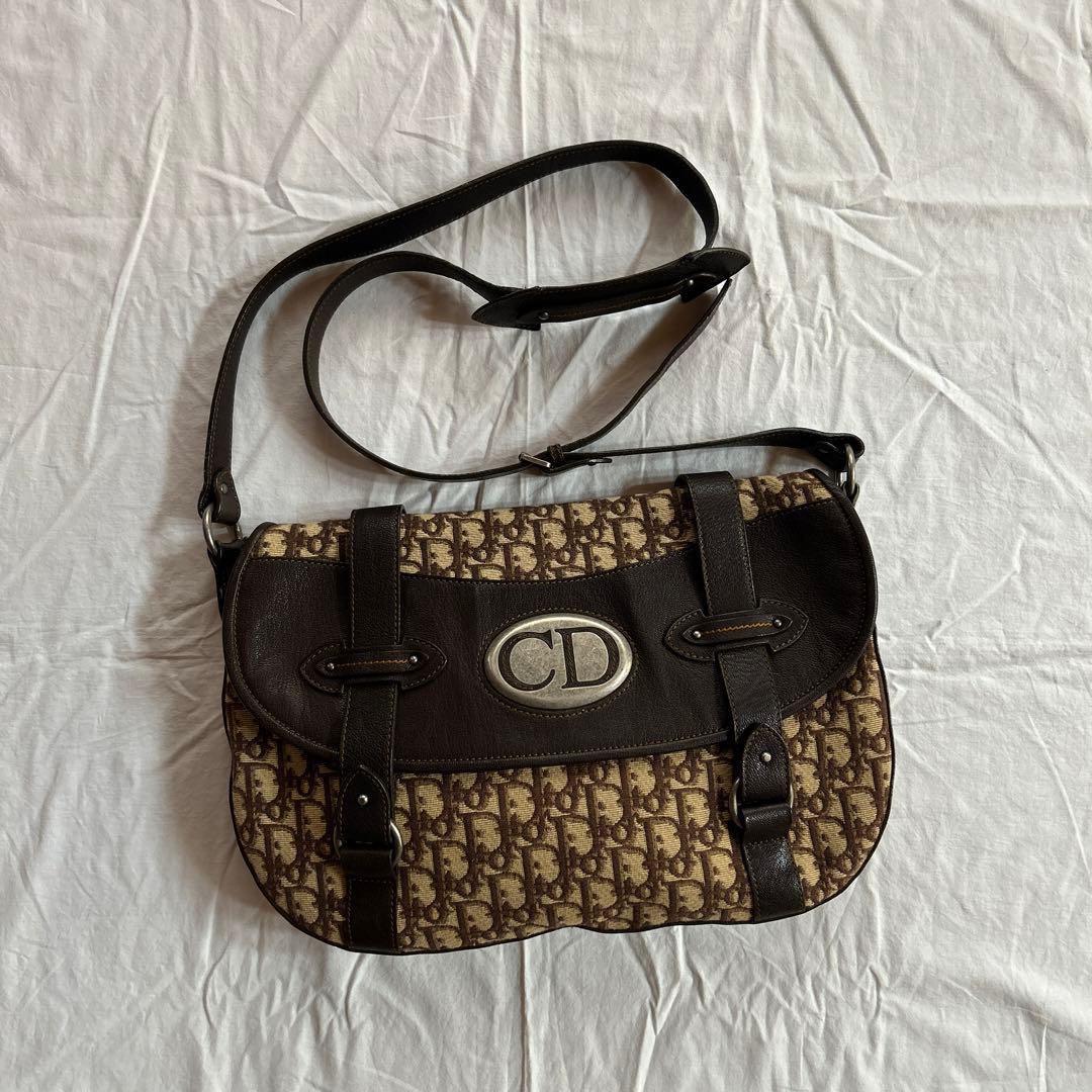 正規品　ChristianDiorプレート　ショルダーバッグ　トロッター