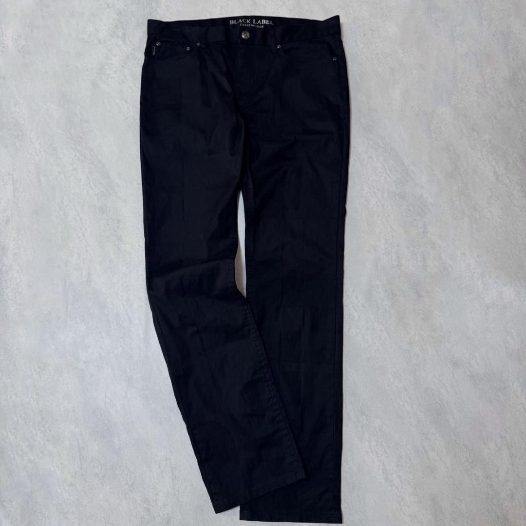 【美品】ブラックレーベル クレストブリッジ シャドーチェック LLサイズ 黒