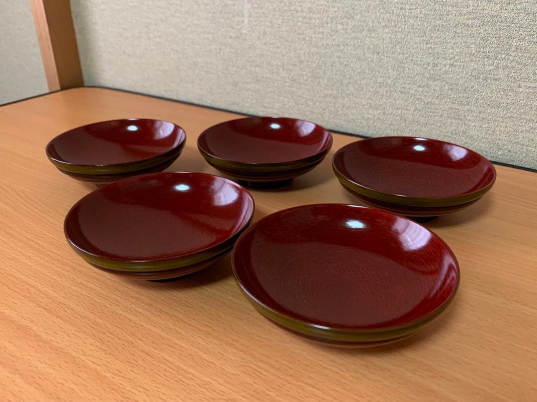 独楽塗 こま塗り 漆器 お椀 蓋付き 4個セット