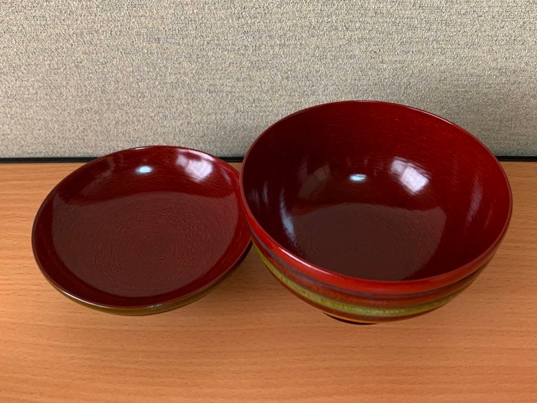 独楽塗 こま塗り 漆器 お椀 蓋付き 4個セット