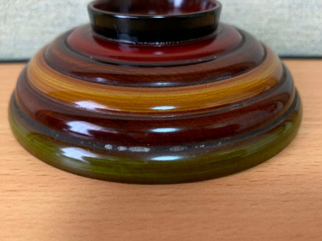 独楽塗 こま塗り 漆器 お椀 蓋付き 4個セット