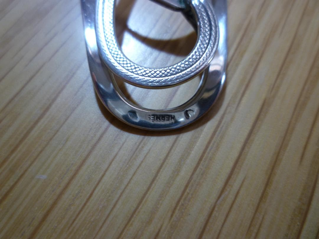 エルメス エトリエ マネークリップ 鐙 シルバー SV 　HERMÈS