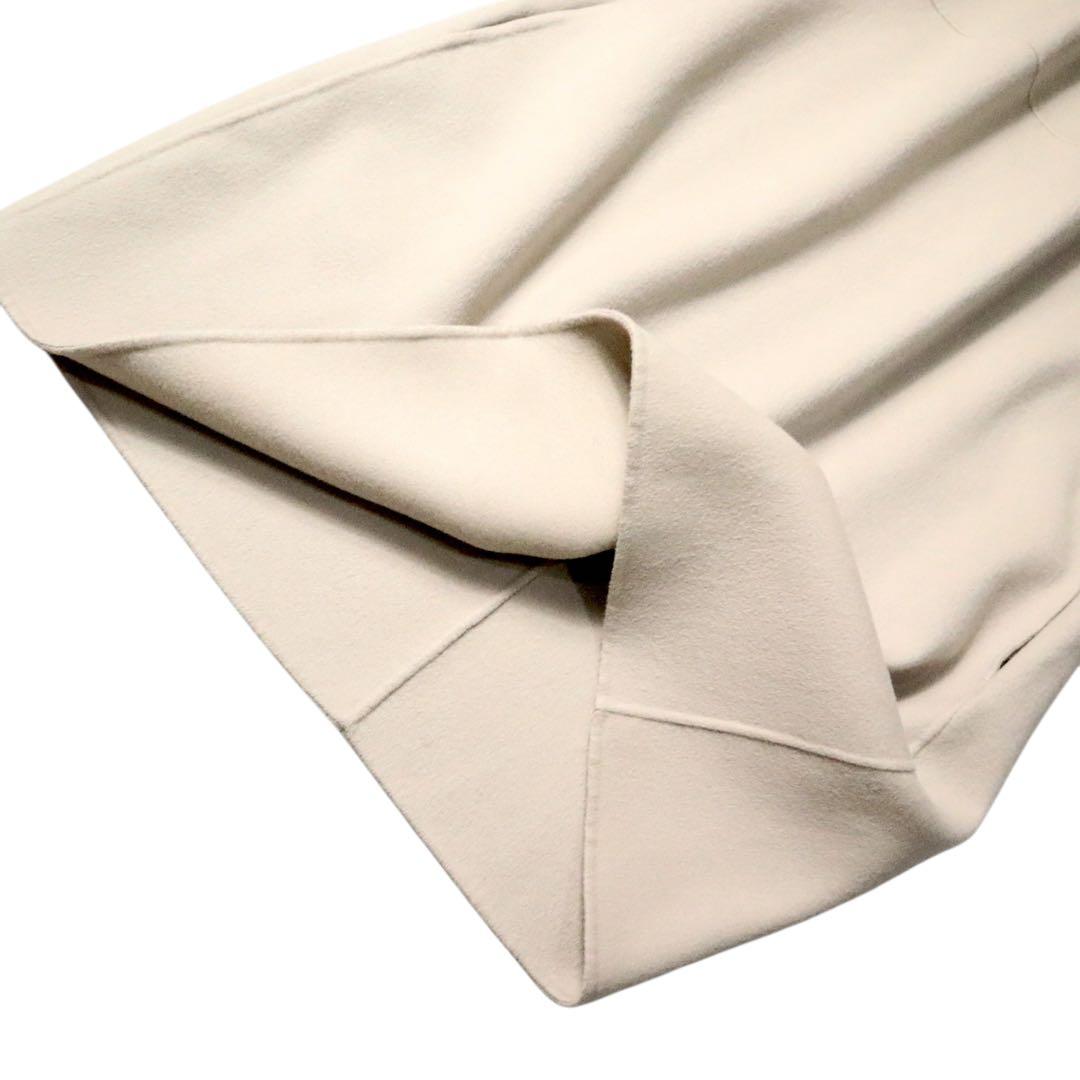 MaxMara 【最高級】クチートアマーノ バルーンダブルフェイスワンピース