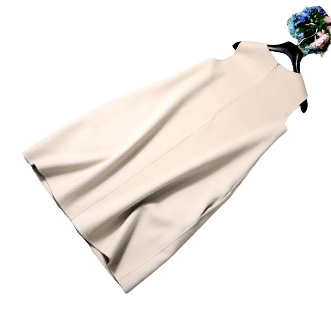 MaxMara 【最高級】クチートアマーノ バルーンダブルフェイスワンピース