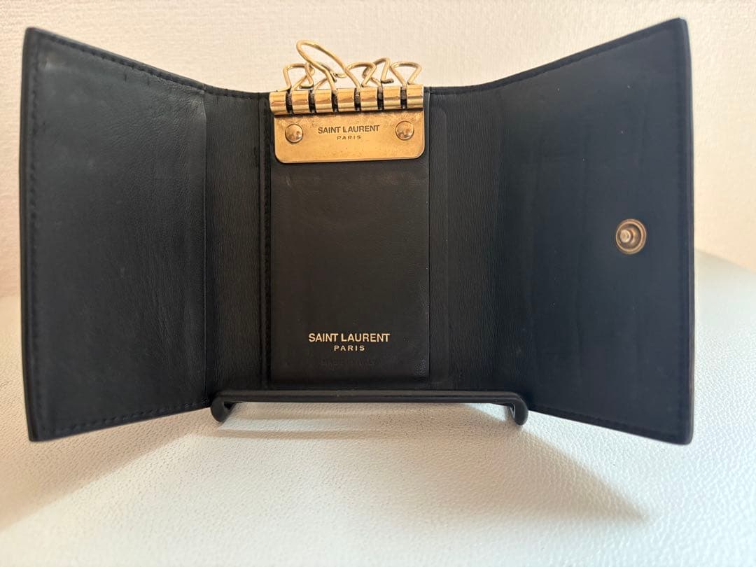 SAINT LAURENT 6連キーケース ブラック　箱無し