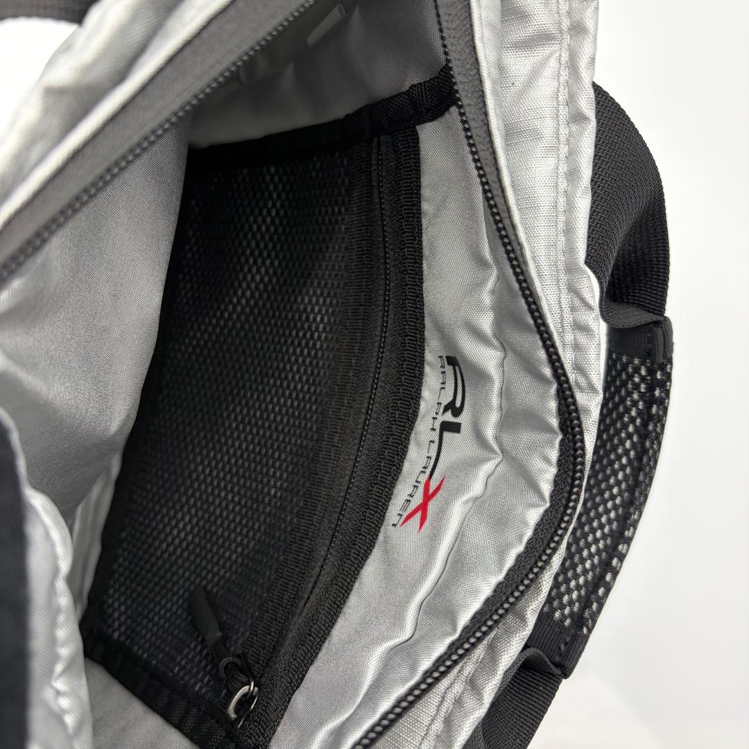 【美品】 ラルフローレン RLX シルバー ポーチ ハンドバッグ