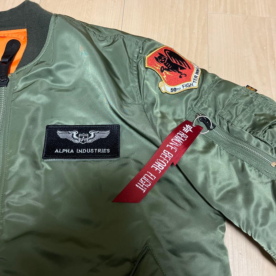 ALPHA MA-1 フライトジャケット オリーブグリーン