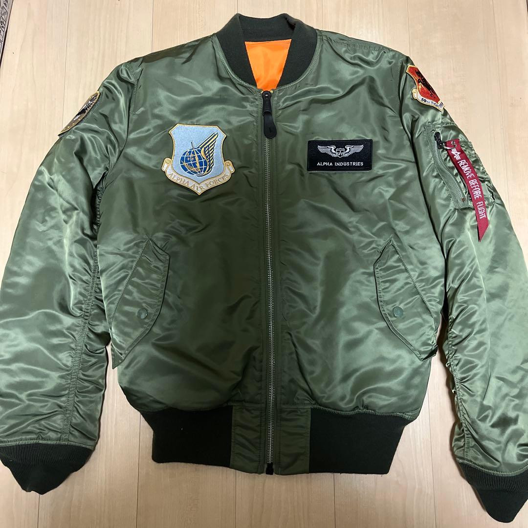 ALPHA MA-1 フライトジャケット オリーブグリーン