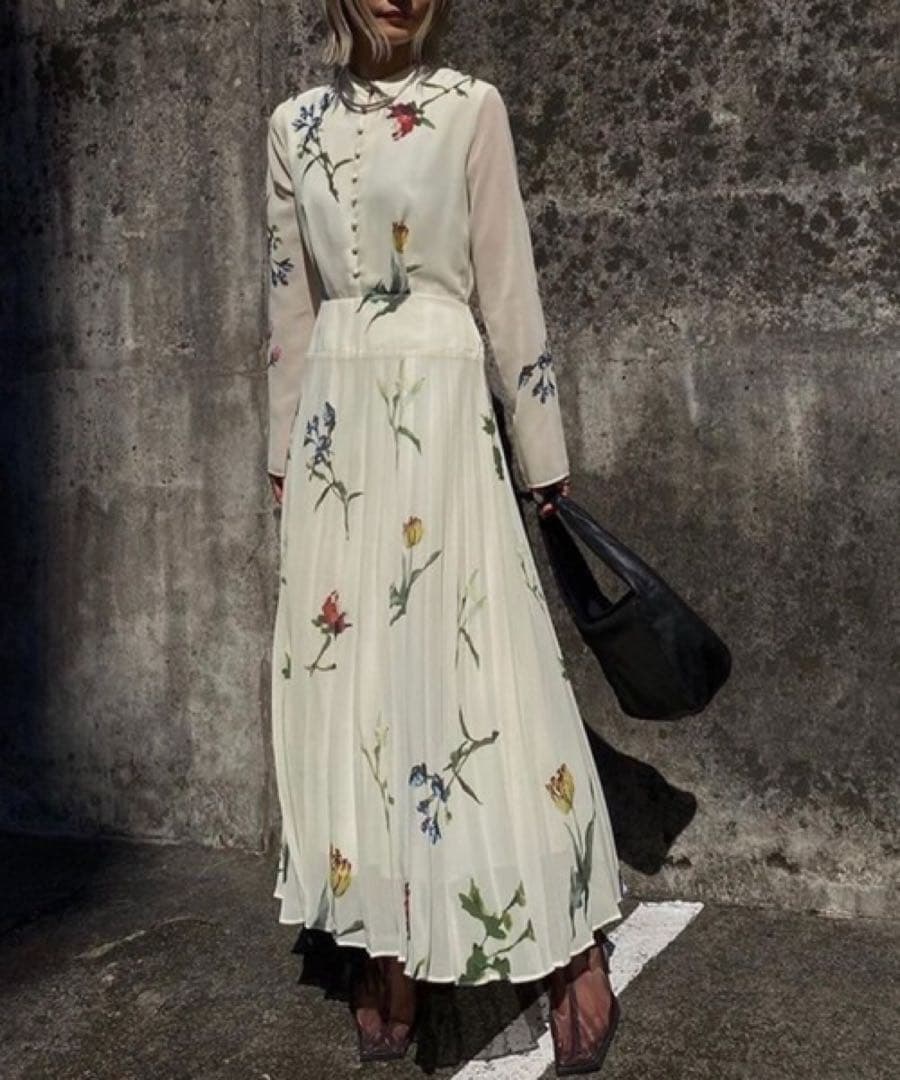 ワンピース Ameri VINTAGE SOFIA PLEATS DRESS