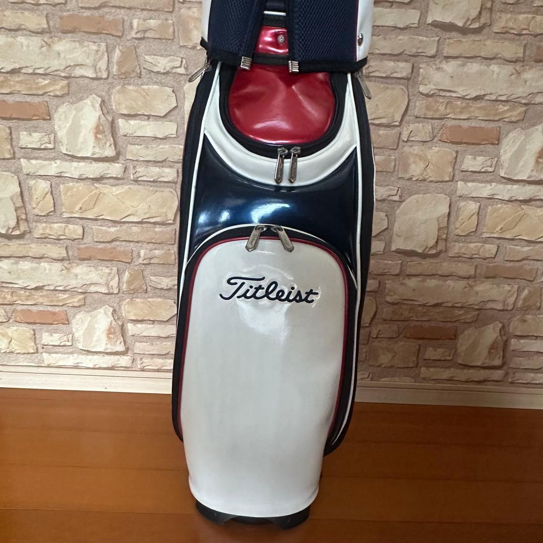 Titleist タイトリスト キャディバッグ レザー 9.5型 ゴルフバッグ