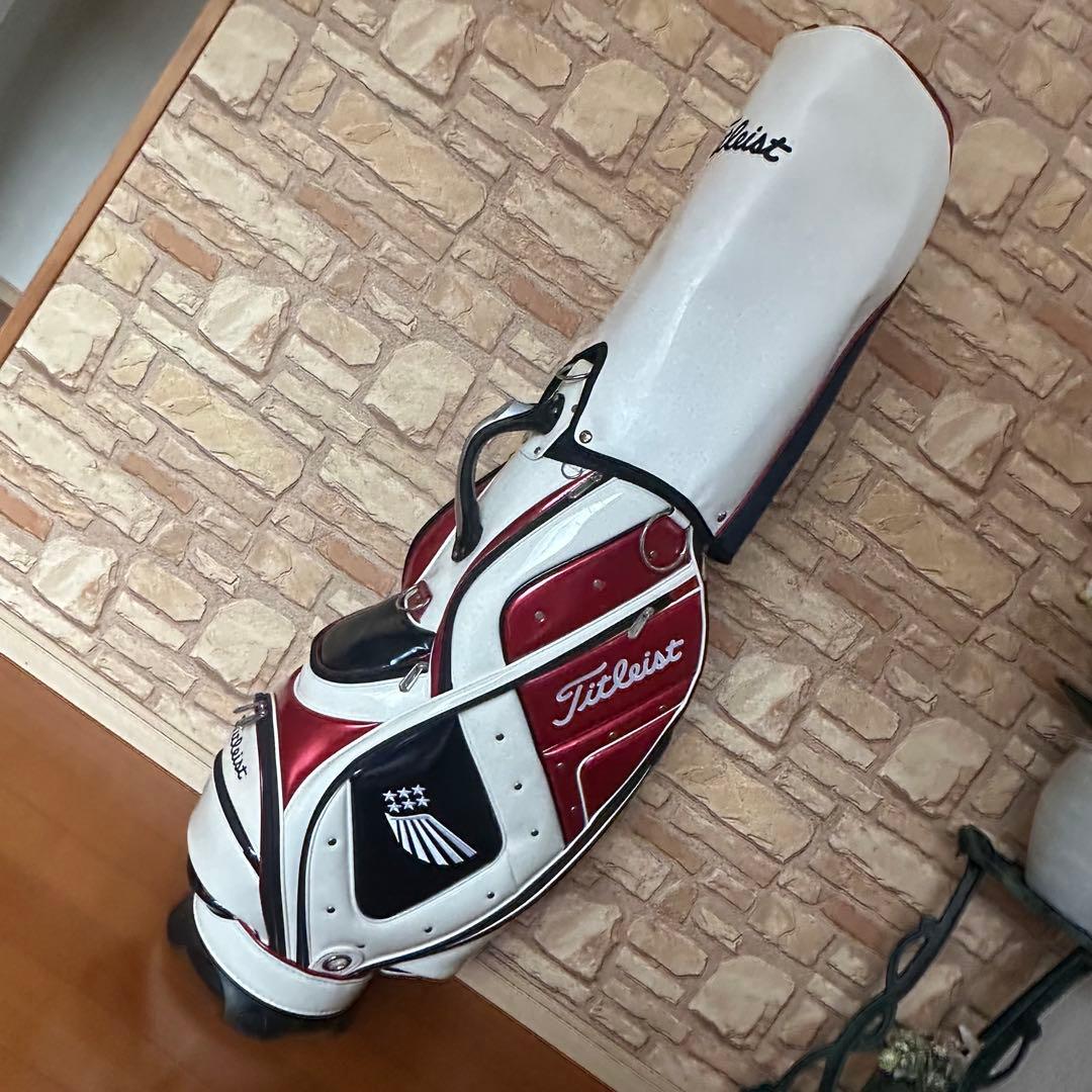 Titleist タイトリスト キャディバッグ レザー 9.5型 ゴルフバッグ