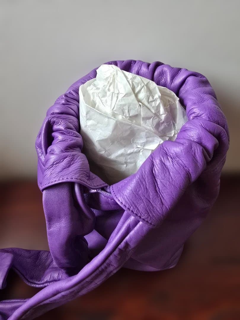 バッグ chiiiibag String Kinchaku purple