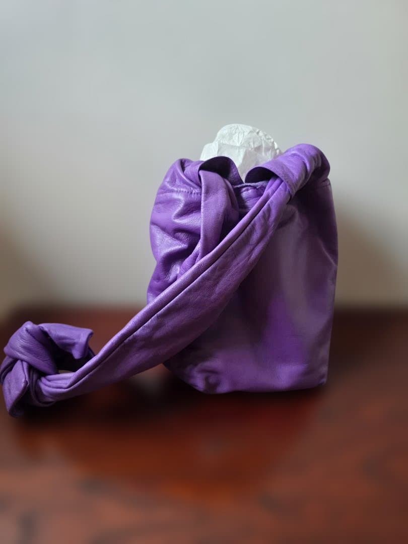 バッグ chiiiibag String Kinchaku purple