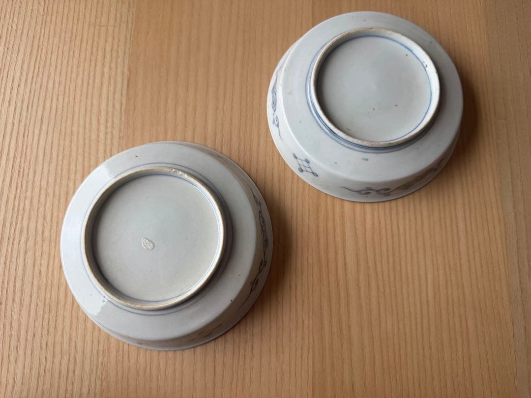 【きなこ様限定】古伊万里 赤絵金彩 染付皿（江戸後期）｜Pro Antique